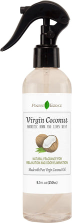Virgin Coconut Linen and Room Spray, Natural Aromatic Mist Made by PositiveEssence