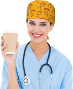 Alligator Ice Cream Working Cap, Scrub Cap - Image 6
