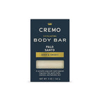 Cremo Exfoliating Body Bar for Men, Palo Santo Scent, Cleanses and Hydrates Skin by CremoCompany