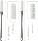 2-Pack Toe Cleaning Brush with Long Handle – Foot Scrubber & Exfoliating - Image 2