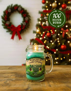 Balsam Pine Scented Mason Jar Candle – 13 oz, Long Lasting 100 Hour Burn - Image 2