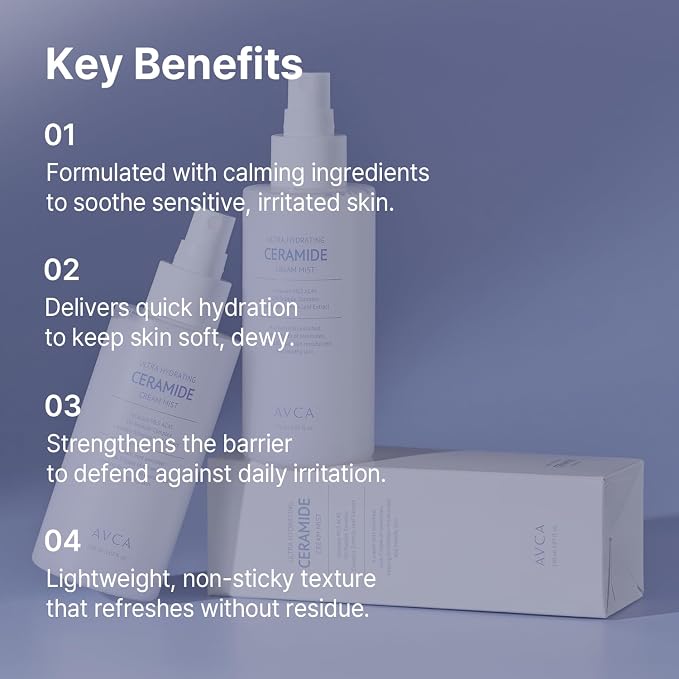 AVCA Ultra Hydrating Ceramide Cream Mist – Milky Face Mist - Image 4