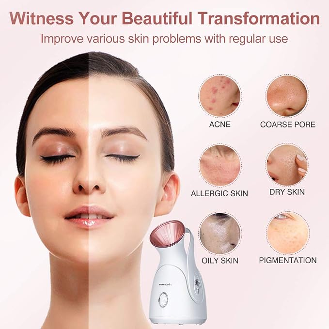 Facial Steamer, Amconsure Nano Ionic Face Steamer - Image 3