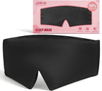 Silk Sleep Eye Mask for Side Sleeper Men Women, Eye Mask Sleeping 100% 22 Momme by JIRIS