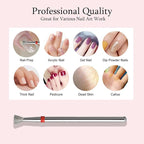 10pcs Inverted Cone Cuticle Drill Bits, Carbide Diamond Nail Bits - Image 5