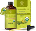Lemongrass Essential Oil | USDA Certified Organic Lemongrass Oil | by CarnoCalm
