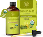 Lemongrass Essential Oil | USDA Certified Organic Lemongrass Oil | by CarnoCalm
