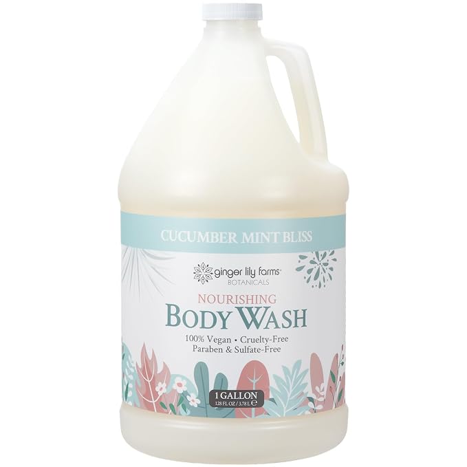 Ginger Lily Farms Botanicals Nourishing Body Wash, 100% Vegan & Cruelty-Free - Image 2