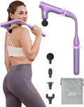 3-in-1 Detachable Massage Gun Deep Tissue, Ergonomic Extension Handle Back by CAREKING