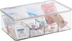 mDesign Plastic First Aid Kit Storage Box by mDesign