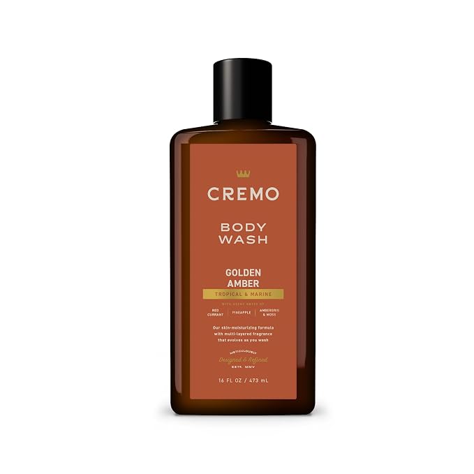 Cremo Body Wash for Men, Rich-Lathering Golden Amber, 16 Fl Oz by CremoCompany