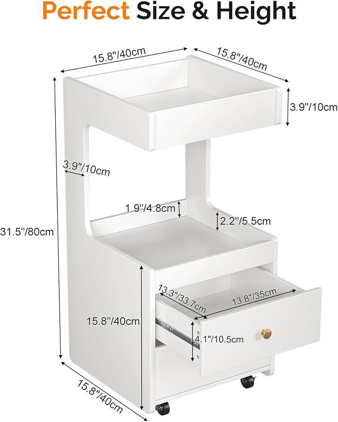 Salon Trolley Cart, Esthetician Cart - Image 5