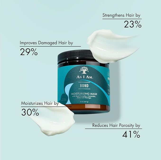 As I Am Bond Repair Hair Mask - 8 oz - Hair Repair Treatment - Image 2