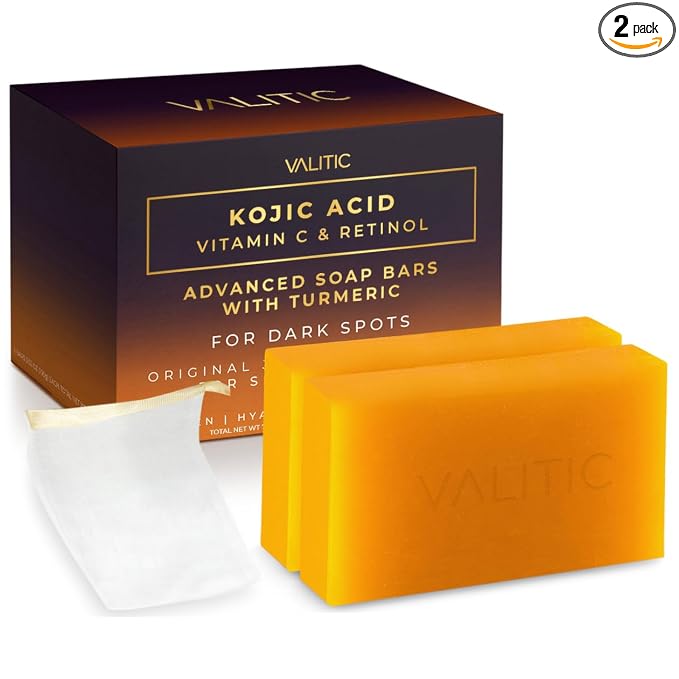 VALITIC Kojic Acid Vitamin C and Retinol Soap Bars by VALITIC