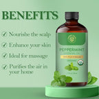 Peppermint Essential Oil | USDA Certified Organic Peppermint Oil | - Image 4