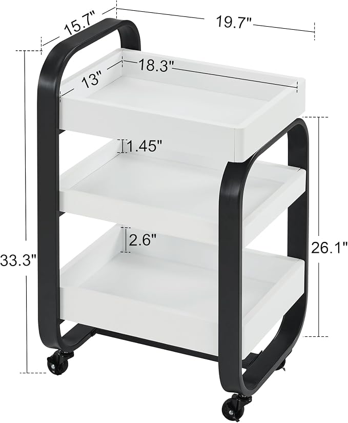 BarberPub Salon Storage Trolley - Image 3