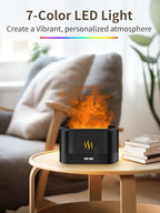 Flame Essential Oil Diffuser, 180ml Aromatherapy Diffuser - Image 3