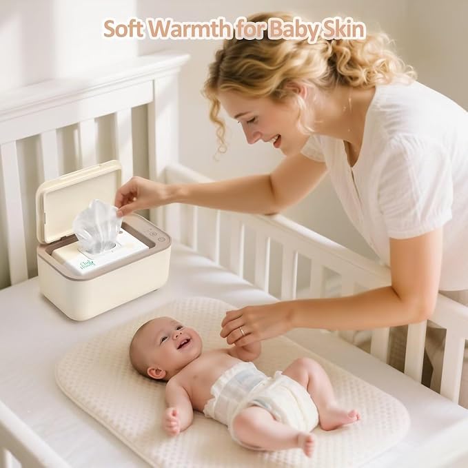 Chefhandy Baby Wipe Warmer & Wet Wipes Dispenser, 3-Mode Temperature Control - Image 6