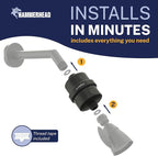 HammerHead Showers® Solid Metal Shower Head Filter – KDF 55 Shower Filter - Image 7