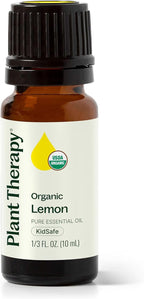 Plant Therapy Organic Lemon Essential Oil 100% Pure, USDA Certified Organic by PlantTherapy