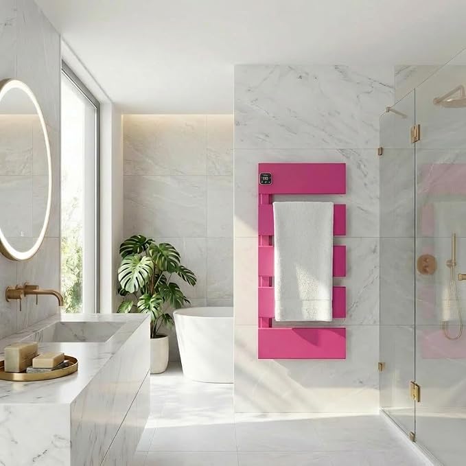 Electric Towel Warmer, Heated Towel Rack - Image 4