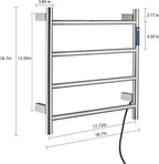 Heated Towel Racks, 4 Bars Towel Warmer Rack - Image 3