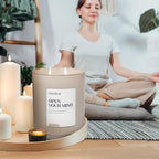 Carolina Open Your Mind Scented Candle, 16 oz Sandalwood & Amber Scented - Image 6