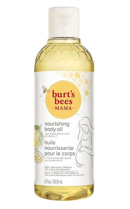 Burt's Bees Mama Body Oil with Vitamin E, 100% Natural Origin, 5 Fluid Ounces by BurtsBees