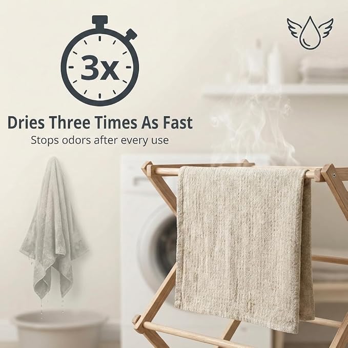 Pure Linen Small Bath Towels - Image 4