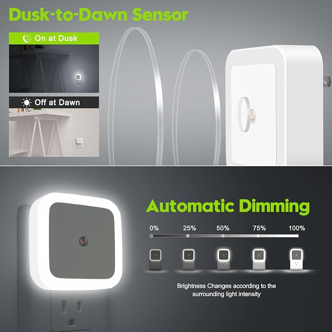 Sujeet Night Light, Night Lights Plug into Wall, Nightlight Led Night Light - Image 2