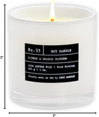 Lulu Candles | Citrus & Orange Blossom | Luxury Scented Soy Jar Candle | Hand - Image 3