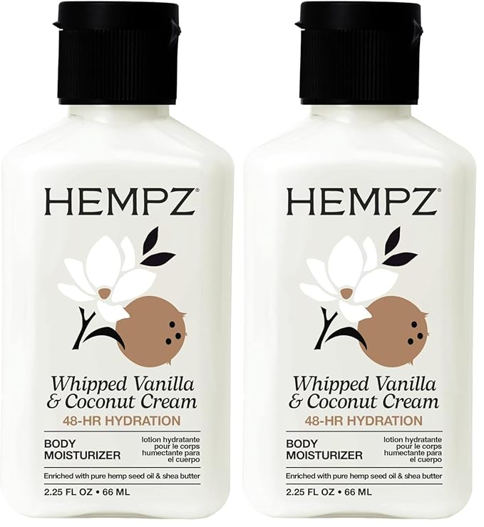 Hempz Mini Whipped Vanilla & Coconut Cream Body & Hand Lotion 2.25 oz. by Hempz