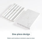 2 Pcs Soap Holder for Bathroom, Marble Soap Dish for Kitchen Countertop - Image 2