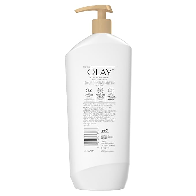 Olay Body Lotion for Women, Ultra Rich Moisture, 24hr Moisturizing & Deep - Image 7