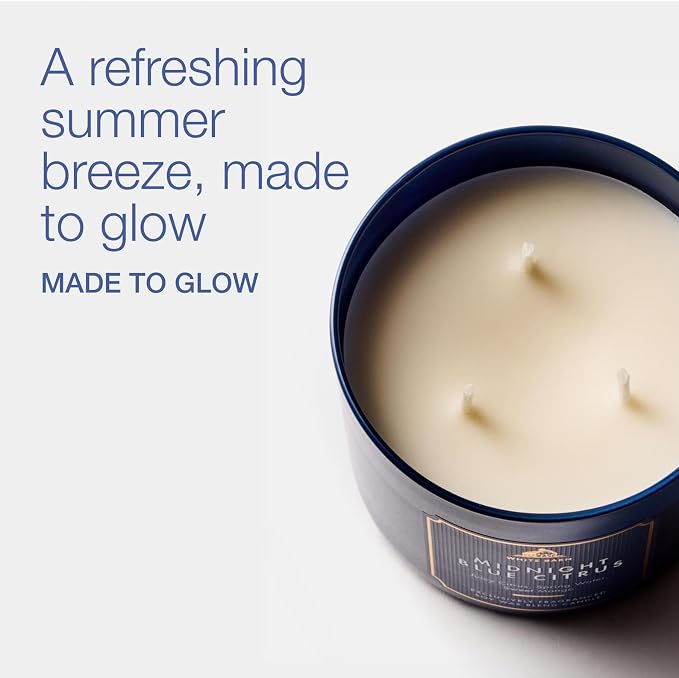Bath & Body Works Midnight Blue Citrus 3-Wick Candle - Image 2