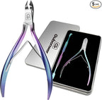 Cuticle Trimmer 3/4 Jaw Extremely Sharp Cuticle Nippers Scissors Stainless by Gubonwer