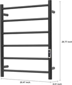 Heated Towel Racks for Bathroom, Wall Mounted Electric Towel Warmer Racks - Image 4