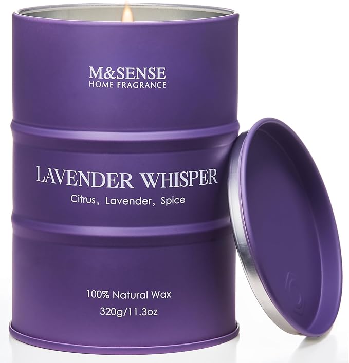 M&SENSE Lavender Scented Soy Candles by MSENSE