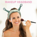 Jowmoy Cute Light green Snail Headband, Wash Face - Image 4