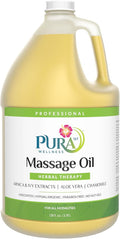 Herbal Therapy 1 Gallon Massage Oil, Aloe Vera, Professional, Massage Therapy by Pura1st