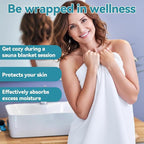 Sauna Towels for Infrared Sauna Blanket -Reusable & Machine-Washable Sauna - Image 4
