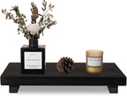 zoocatia Small Wood Tray Pedestal Stand Farmhouse Bathroom Decor Decorative by zoocatia