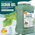 SPA REDI - Exfoliating Scrub Pumice Gel, Mint and Eucalyptus, 128 Oz - Manicure - Image 2