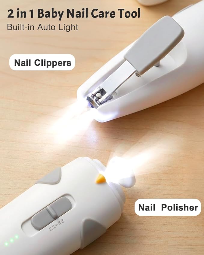Lictin Baby Healthcare and Grooming Kit, 26 in 1 Rechargeable Nail Trimmer - Image 3