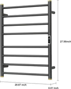 Electric Towel Warmer Rack, Heating Towel Warmer, Timer & Temperature Control - Image 5