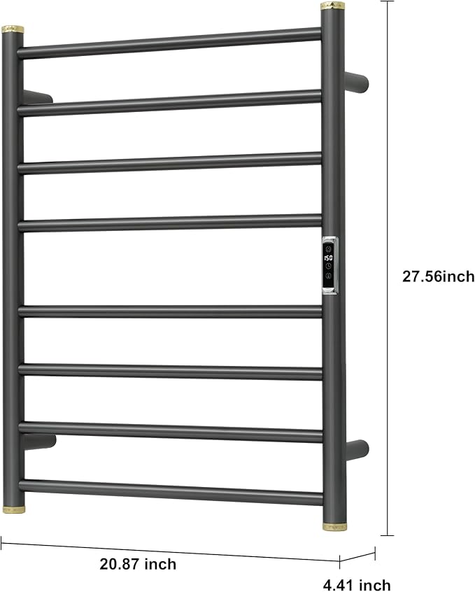 Electric Towel Warmer Rack, Heating Towel Warmer, Timer & Temperature Control - Image 5