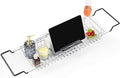 TAILI Bathtub Tray Table for Luxury Bath, Expandable Extra Wide Bthtub Caddy by TAILI