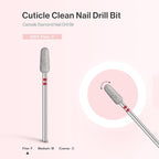 MelodySusie 5mm Round Tapered Cuticle Clean Nail Drill Bit 3/32'', Professional - Image 4