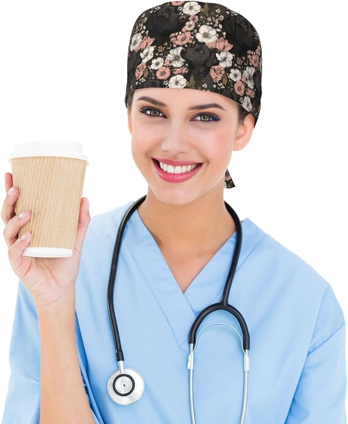 Alligator Ice Cream Working Cap, Scrub Cap - Image 6