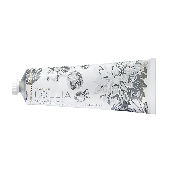LOLLIA Elegance Handcreme, 4 oz. – White Amber & Mirabelle – Scented Hand Cream by LOLLIA